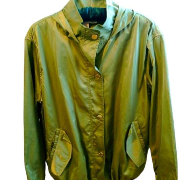 MICHAEL KORS Sage Green Windbreaker Jacket - Picture 2 of 11